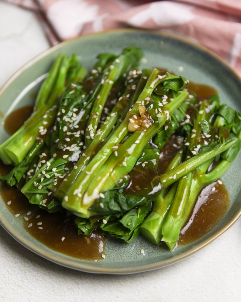 10 Minute Chinese Broccoli Oyster Sauce A Pinch Of Saffron