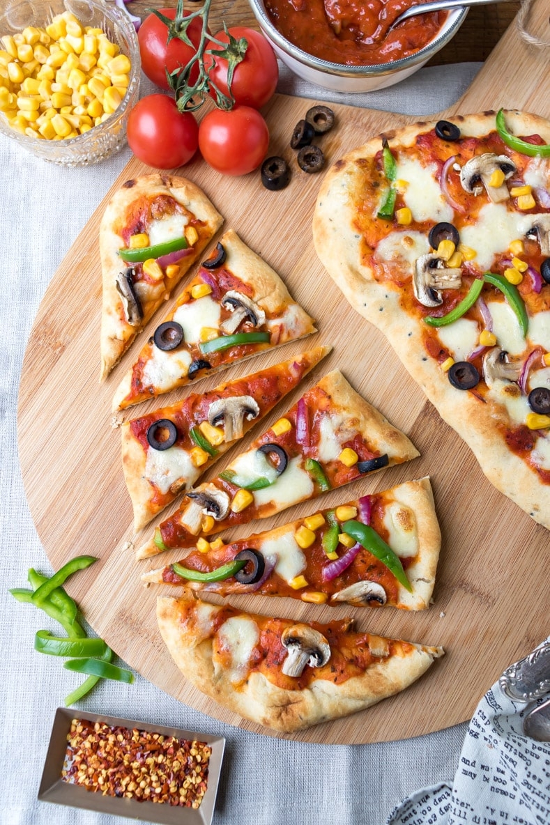 10 Minute Naan Bread Pizza Veggie Desserts 10 Minute Naan Bread Pizza Veggie Desserts