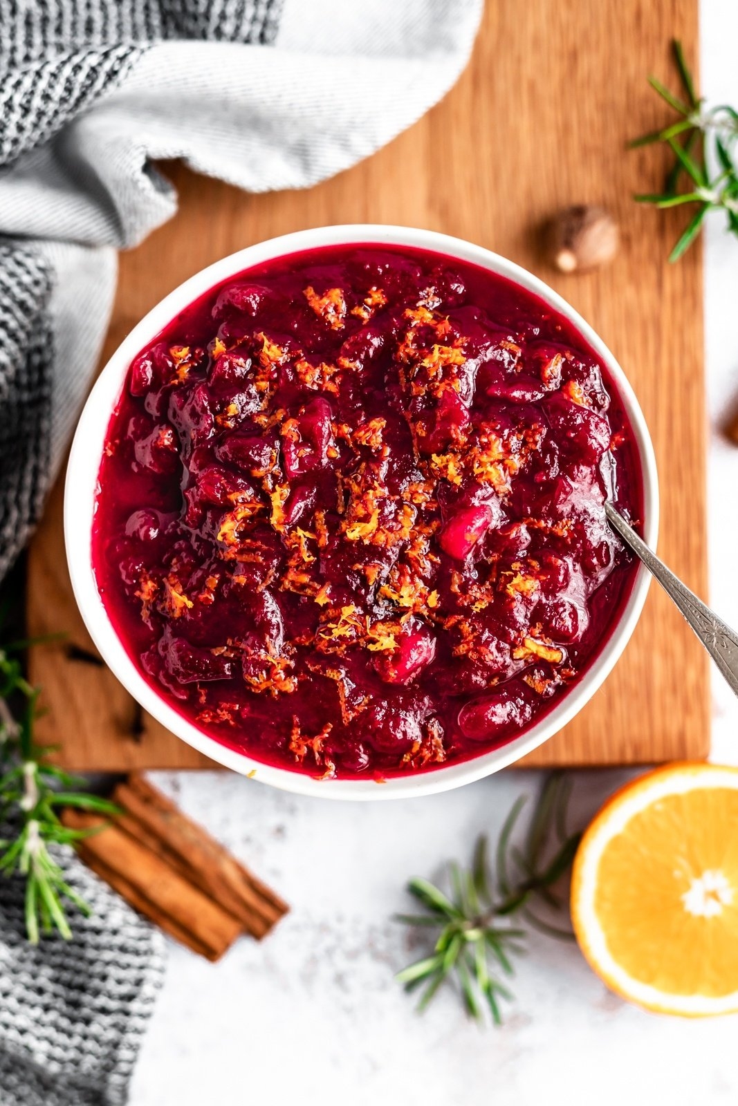 15 Minute Healthy Orange Cranberry Sauce Ambitious Kitchen