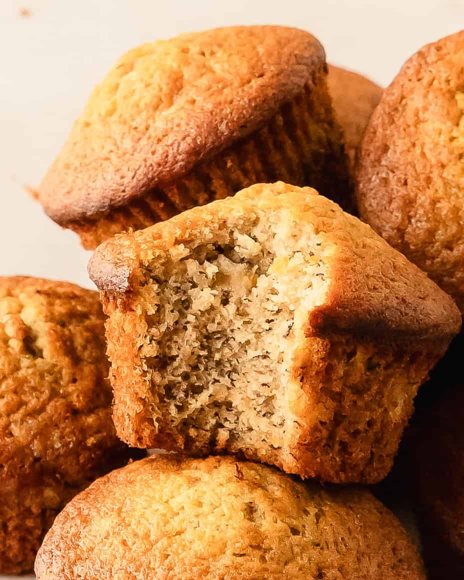 2 Banana Muffins Quick And Easy Recipe Olives Thyme 2 Banana Muffins Quick And Easy Recipe Olives Thyme