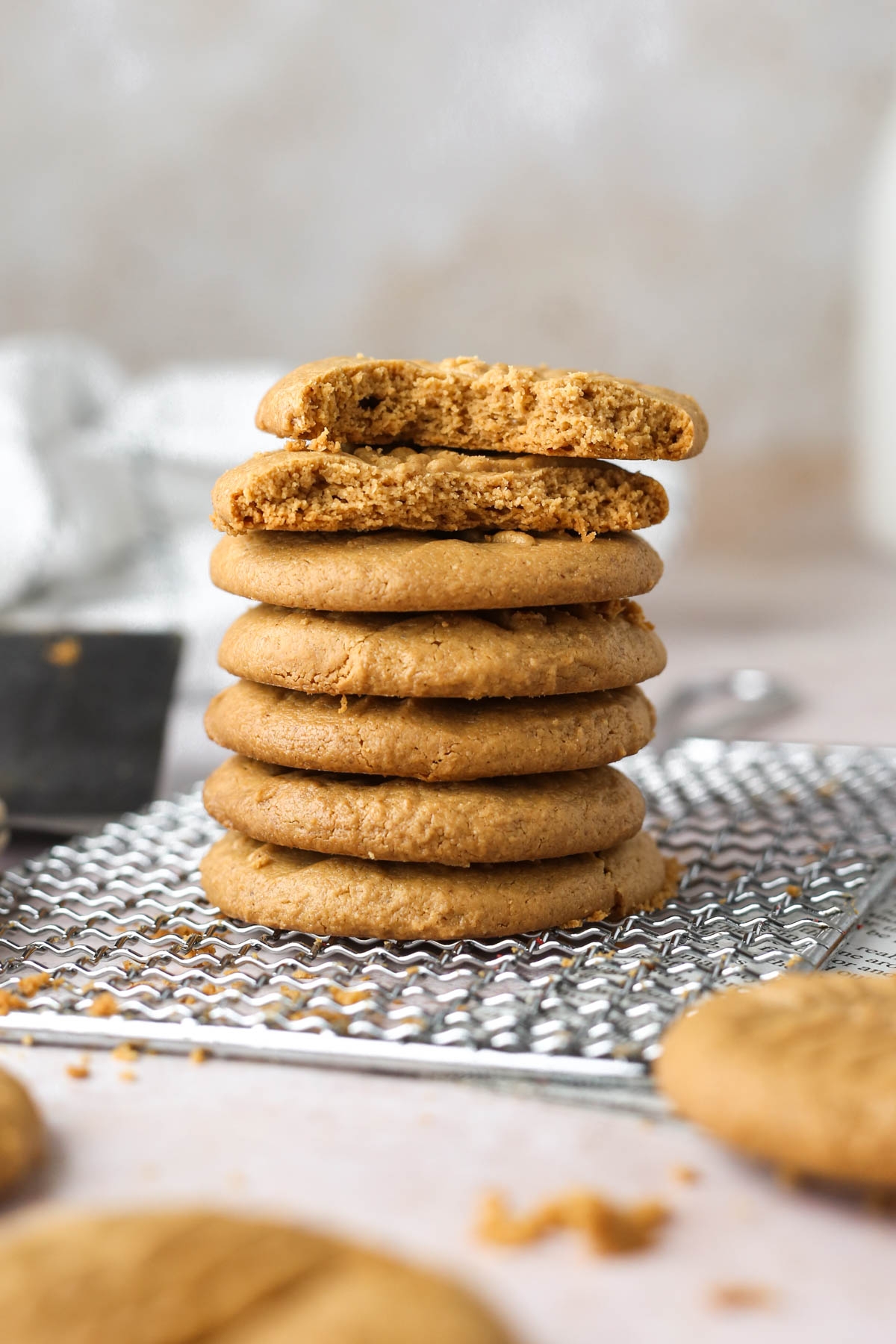 2 Ingredient Peanut Butter Cookies No Egg Savor The Spoonful