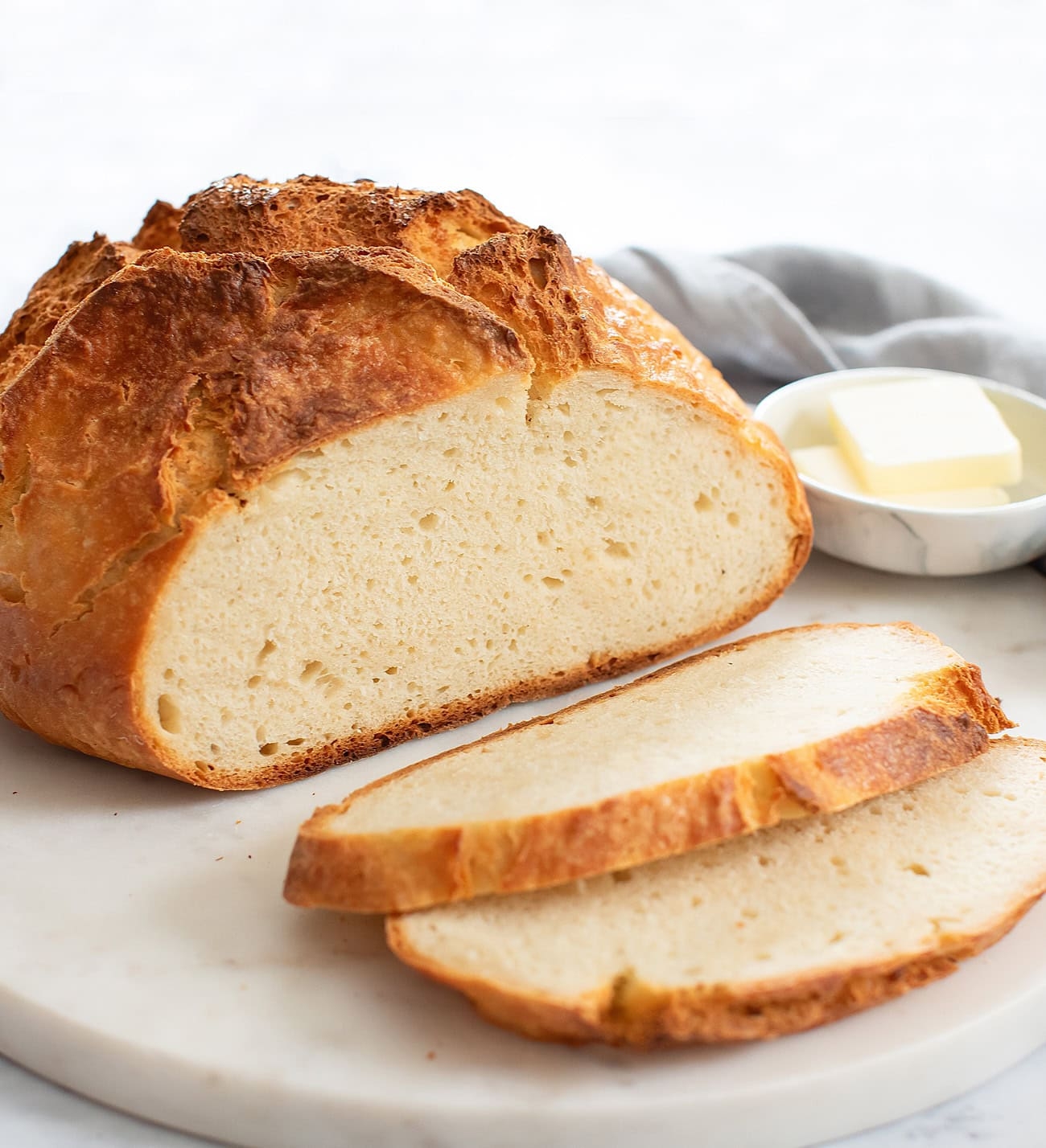 2 Ingredient Yogurt Bread No Knead No Yeast Kirbie s Cravings