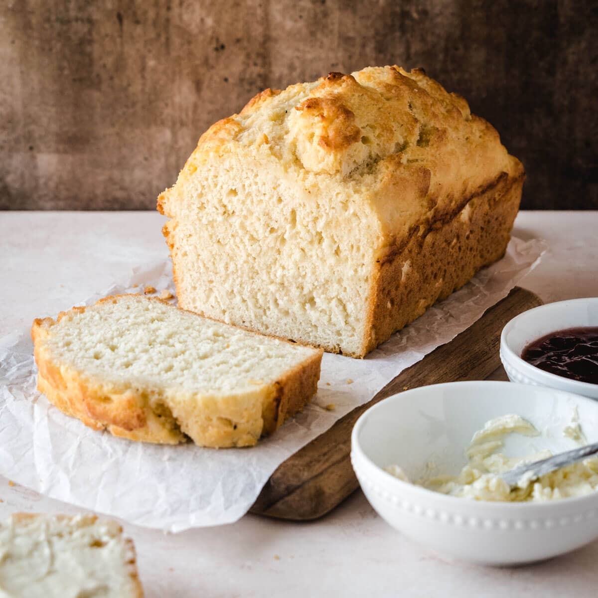 3 Ingredient Bread no Yeast Kickass Baker