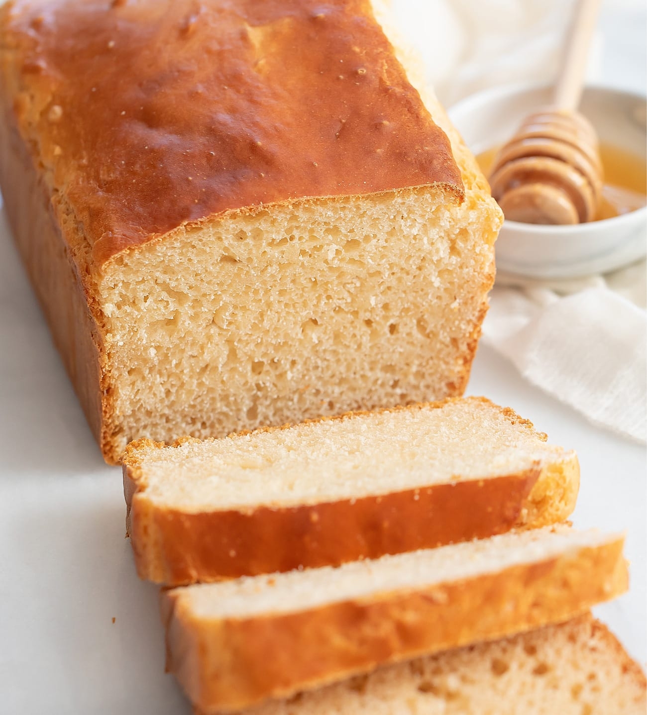 3 Ingredient Honey Bread No Yeast Eggs Butter Or Oil Kirbie s Cravings
