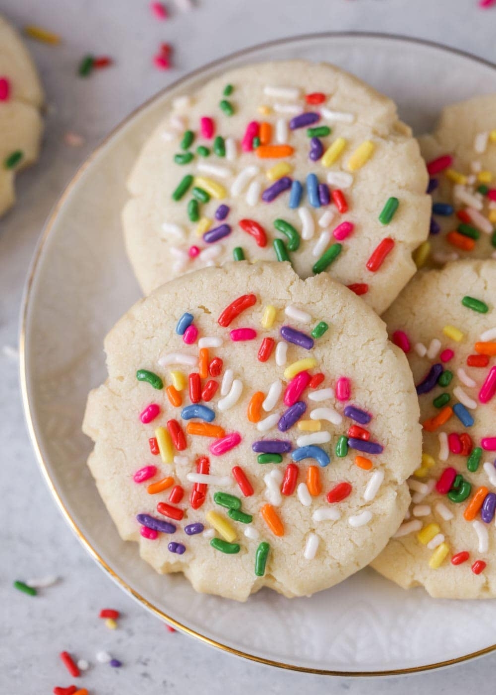 3 Ingredient Sugar Cookies Lil Luna