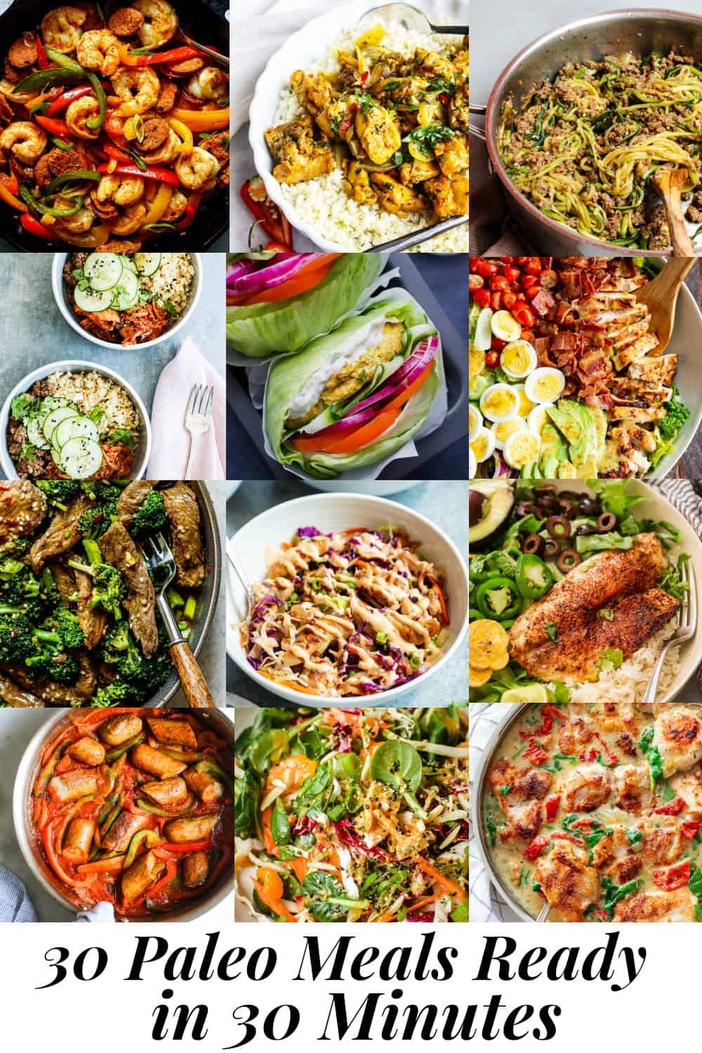 30 Easy Paleo Meals Ready In 30 Minutes The Paleo Running Momma