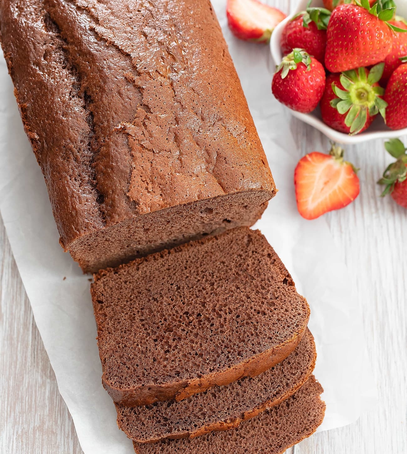 4 Ingredient Chocolate Bread No Butter Or Oil Kirbie s Cravings