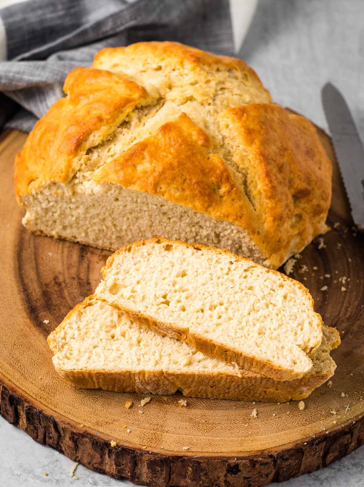 4 Ingredient No Yeast Bread Karissa s Vegan Kitchen
