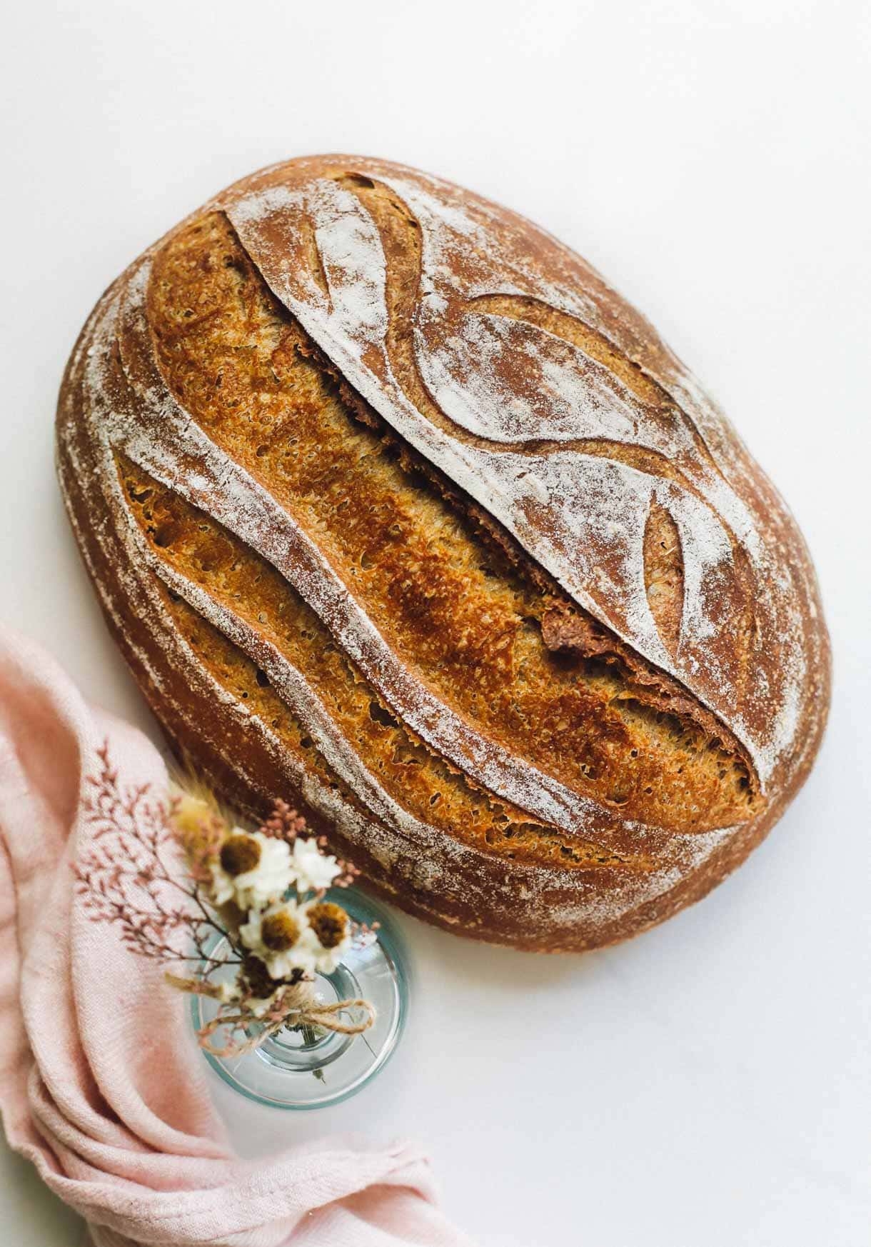 5 Ingredient Einkorn Sourdough Bread Heartbeet Kitchen