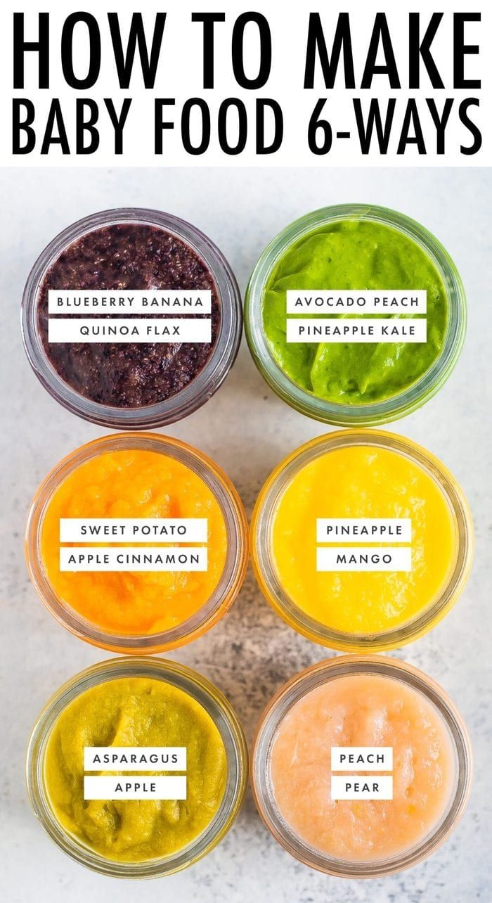 6 Baby Food Combinations Stage 2 
