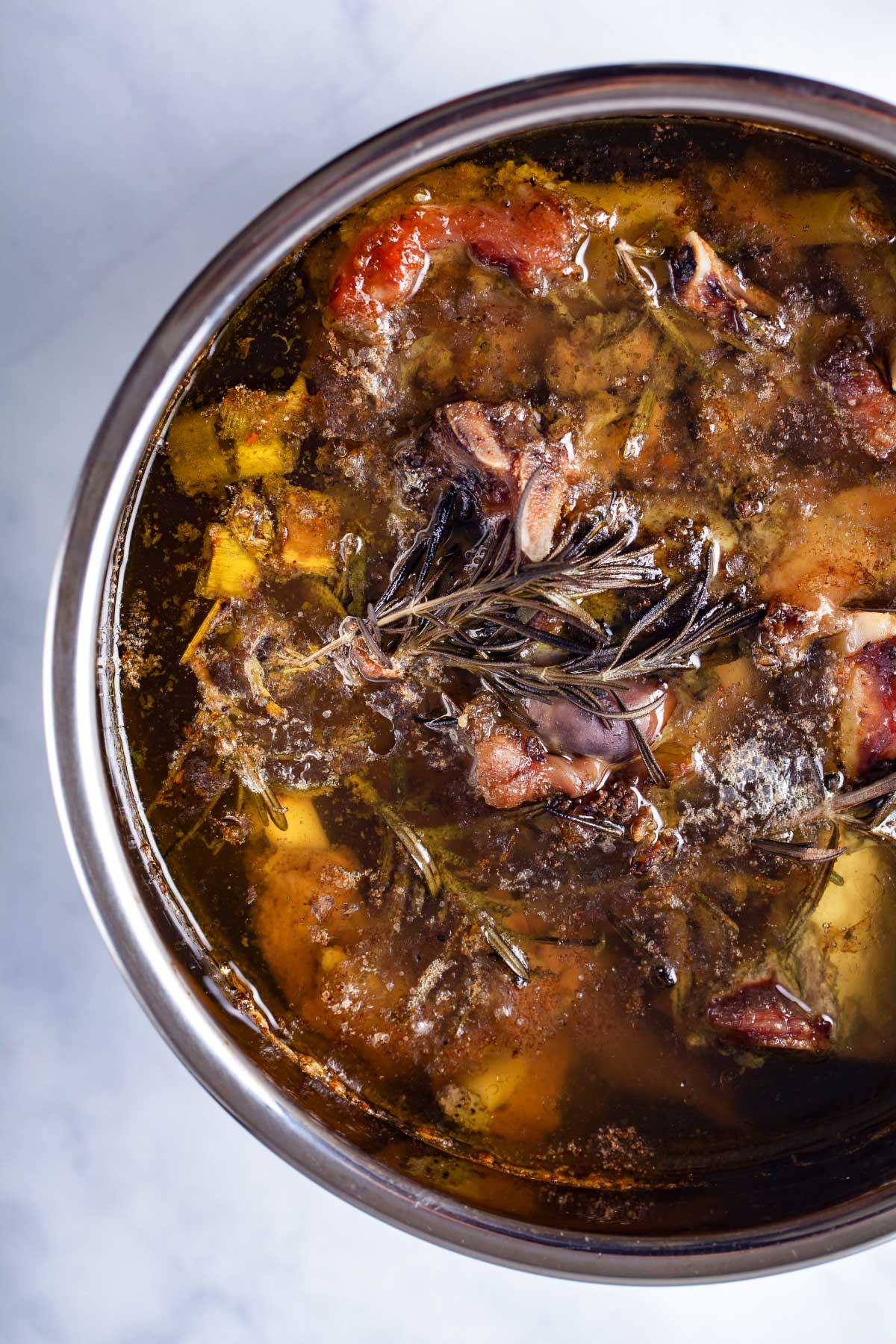 A Hearty Slow Cooker Bone Broth My Chef s Apron A Hearty Slow Cooker Bone Broth My Chef s Apron