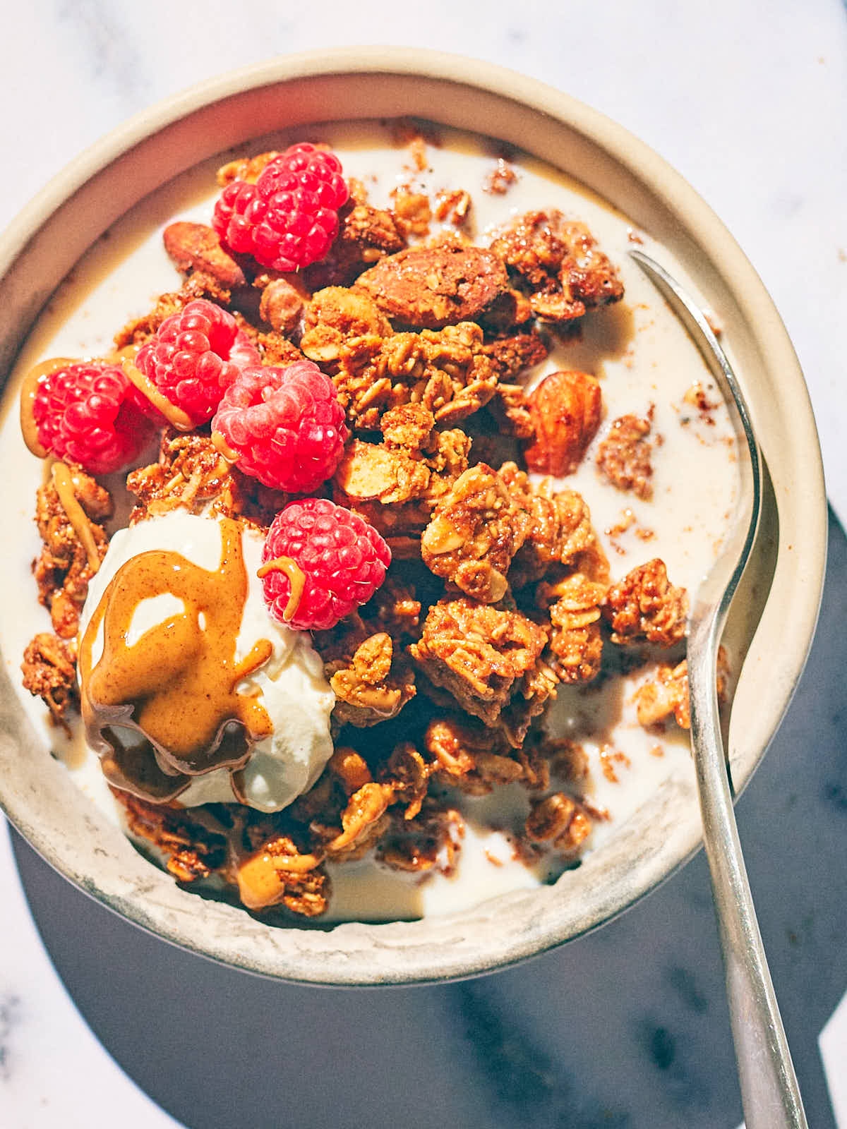 Air Fryer Granola High Protein Evergreen Kitchen