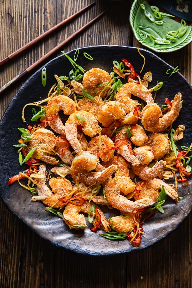 Air Fryer Salt And Pepper Shrimp Vikalinka