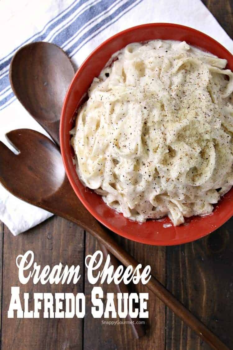 Alfredo Sauce With Cream Cheese Snappy Gourmet