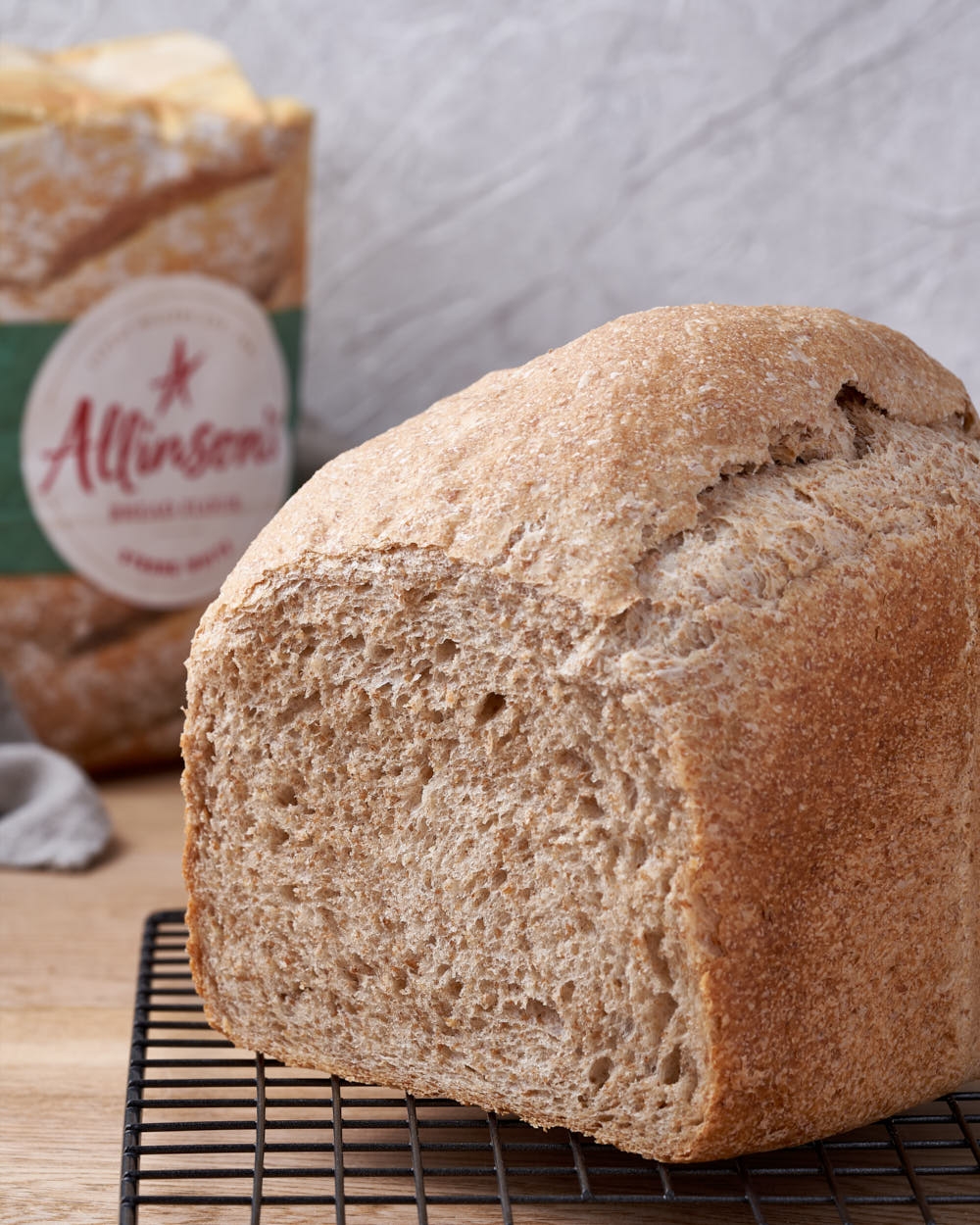 Allinson s 50 50 Wholemeal Loaf In A Bread Maker Recipe HotCooking Allinson s 50 50 Wholemeal Loaf In A Bread Maker Recipe HotCooking