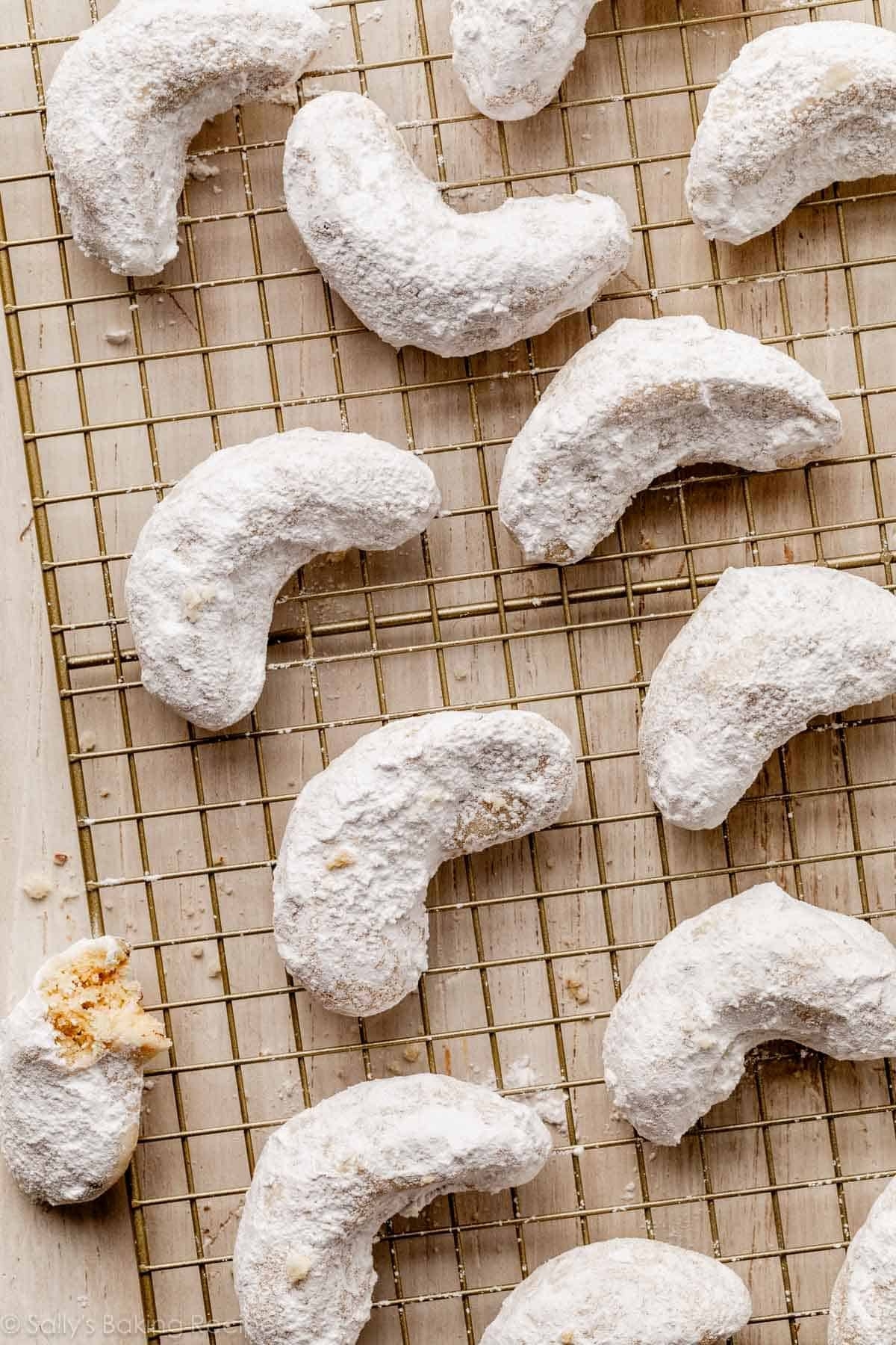 Almond Crescent Cookies Sally s Baking