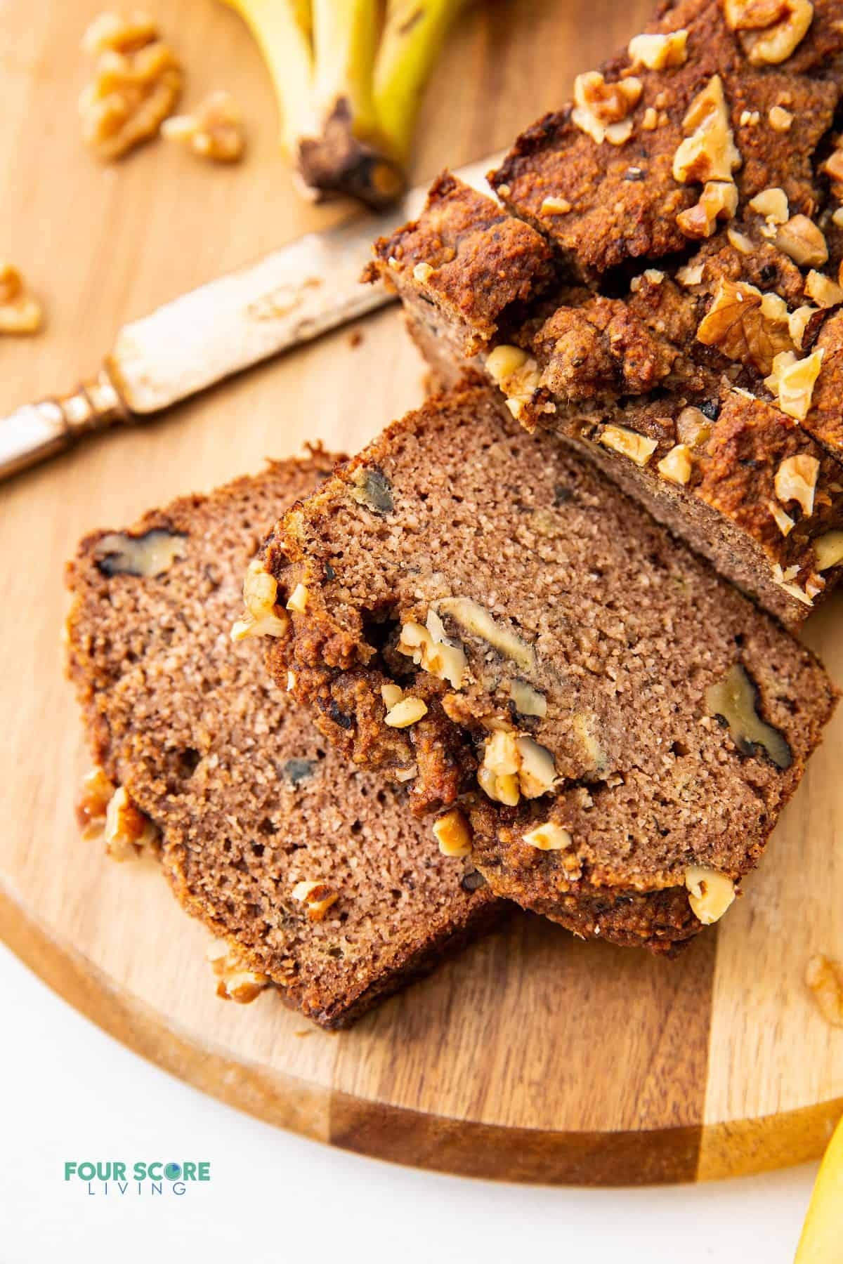 Almond Flour Banana Bread Four Score Living