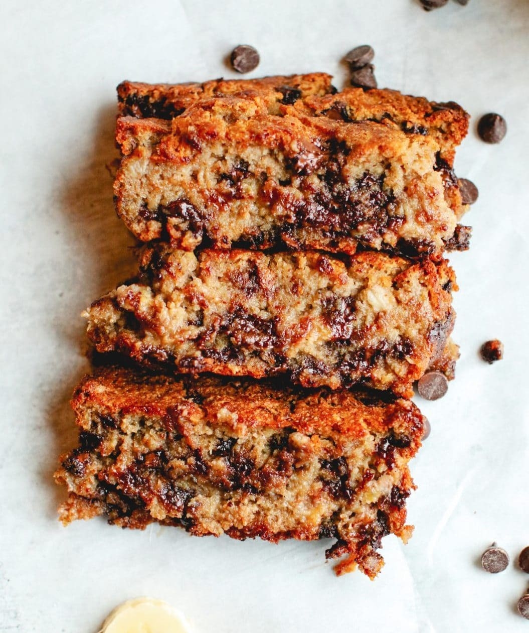 Almond Flour Banana Bread With Dark Chocolate Chunks Amanda Haas Cooks