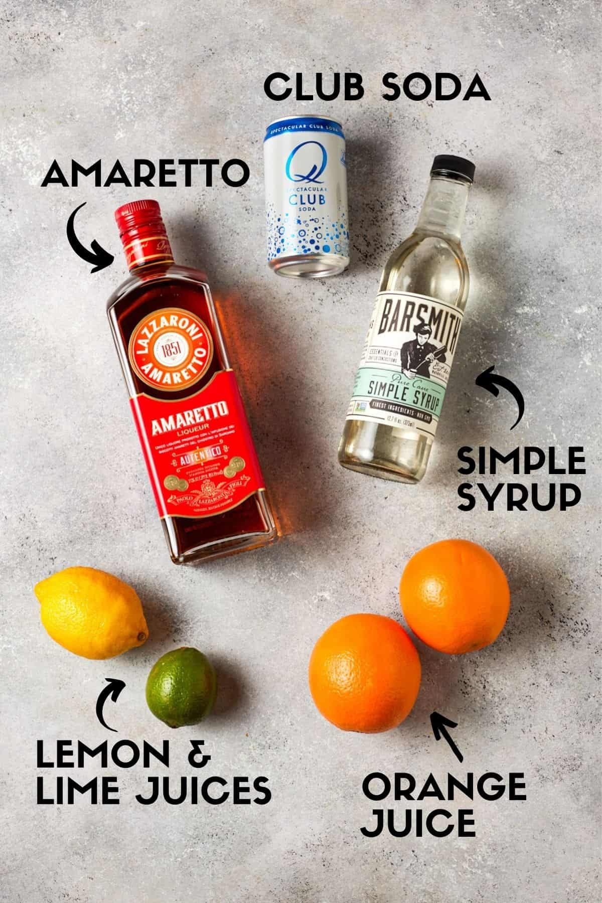 Amaretto Stone Sour Garnish With Lemon Amaretto Stone Sour Garnish With Lemon