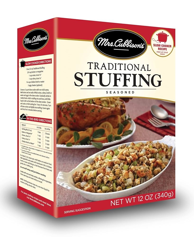 Amazon Mrs Cubbison s Traditional Stuffing 12 Ounce Pack Of 4 Gourmet Food Grocery Gourmet Food