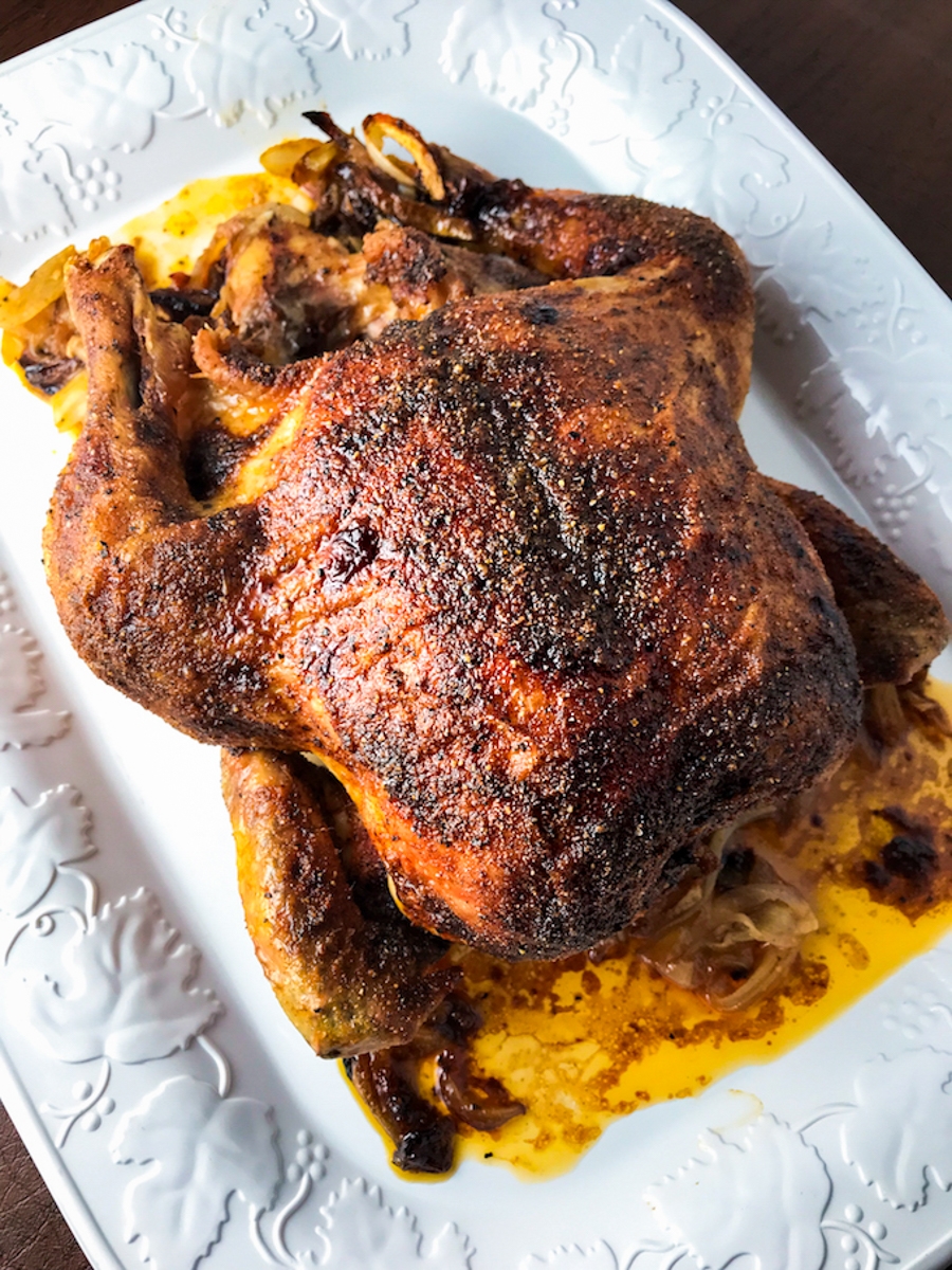 roast chicken in roaster oven recipe