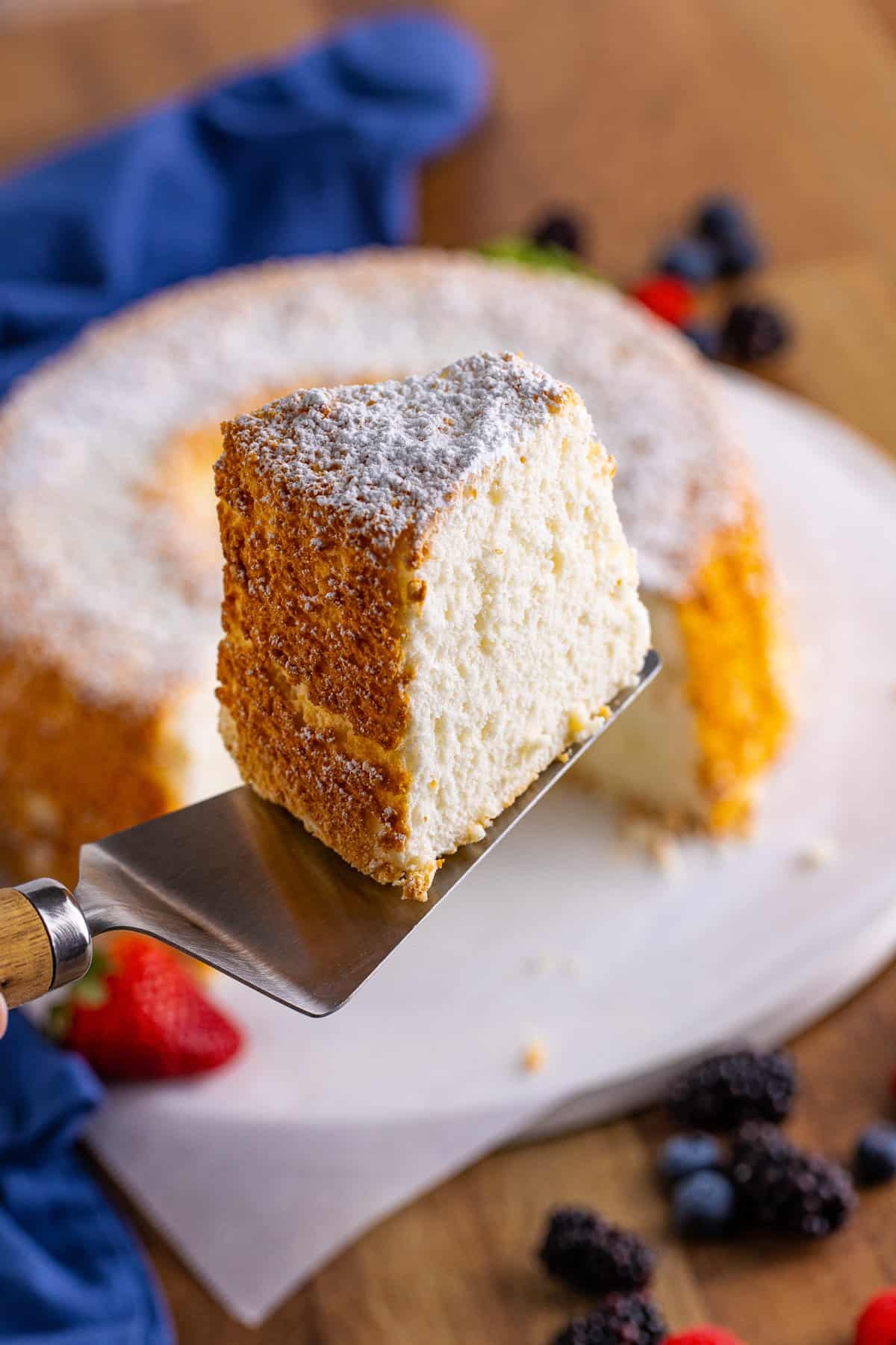 Angel Food Cake Recipe without Cake Flour Or Cornstarch 