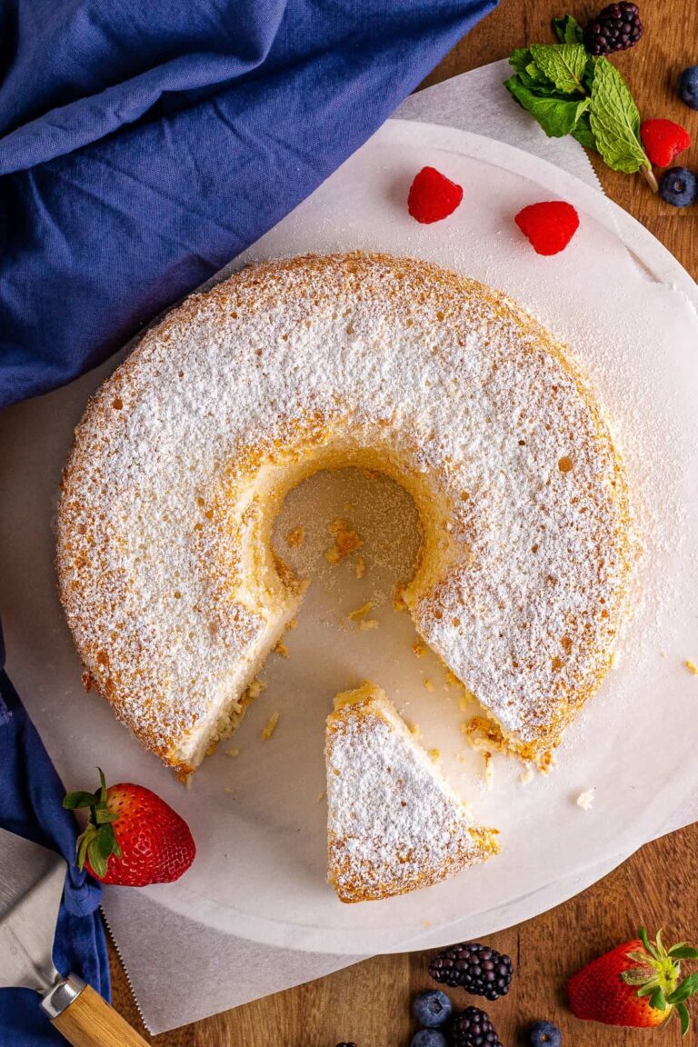 Angel Food Cake Recipe without Cake Flour Or Cornstarch 