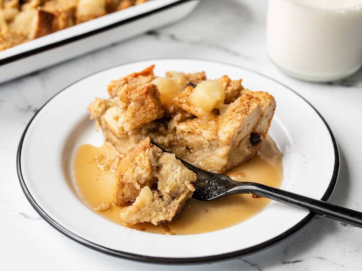 Apple Cinnamon Bread Pudding Budget Bytes