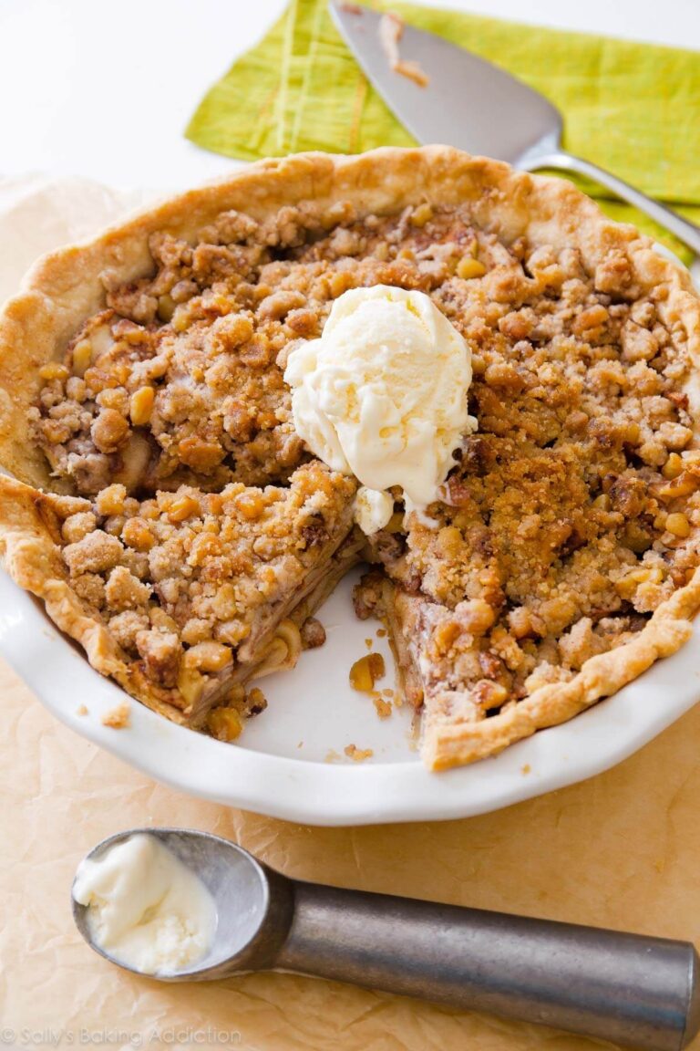 Apple Crumble Pie Sally s Baking