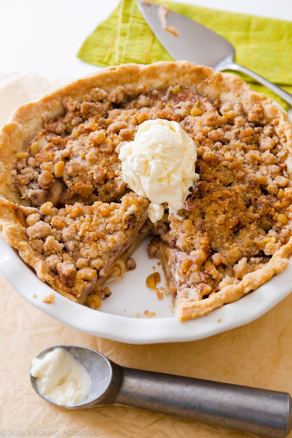 Apple Crumble Pie Sally s Baking