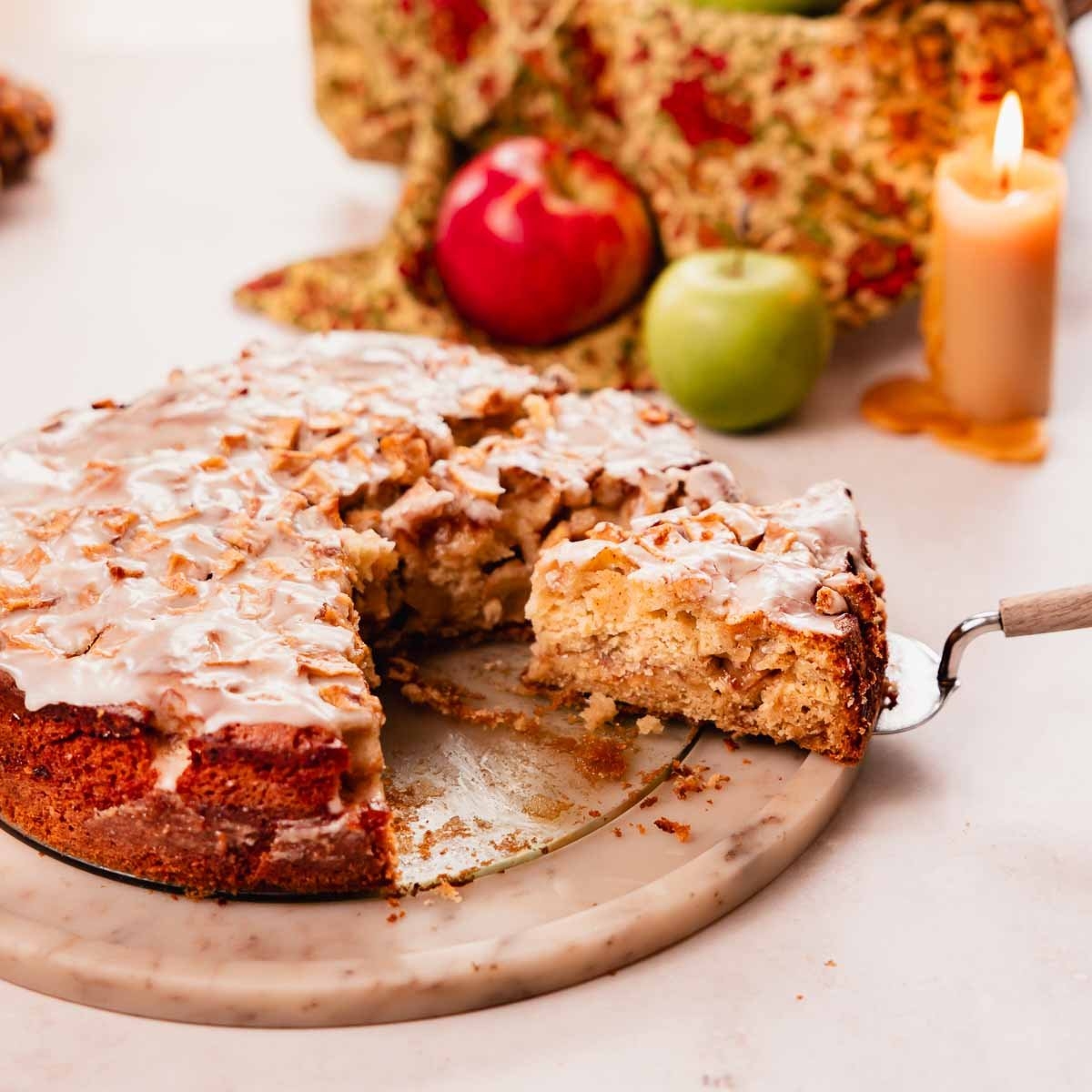 Apple Fritter Cake Flouring Kitchen