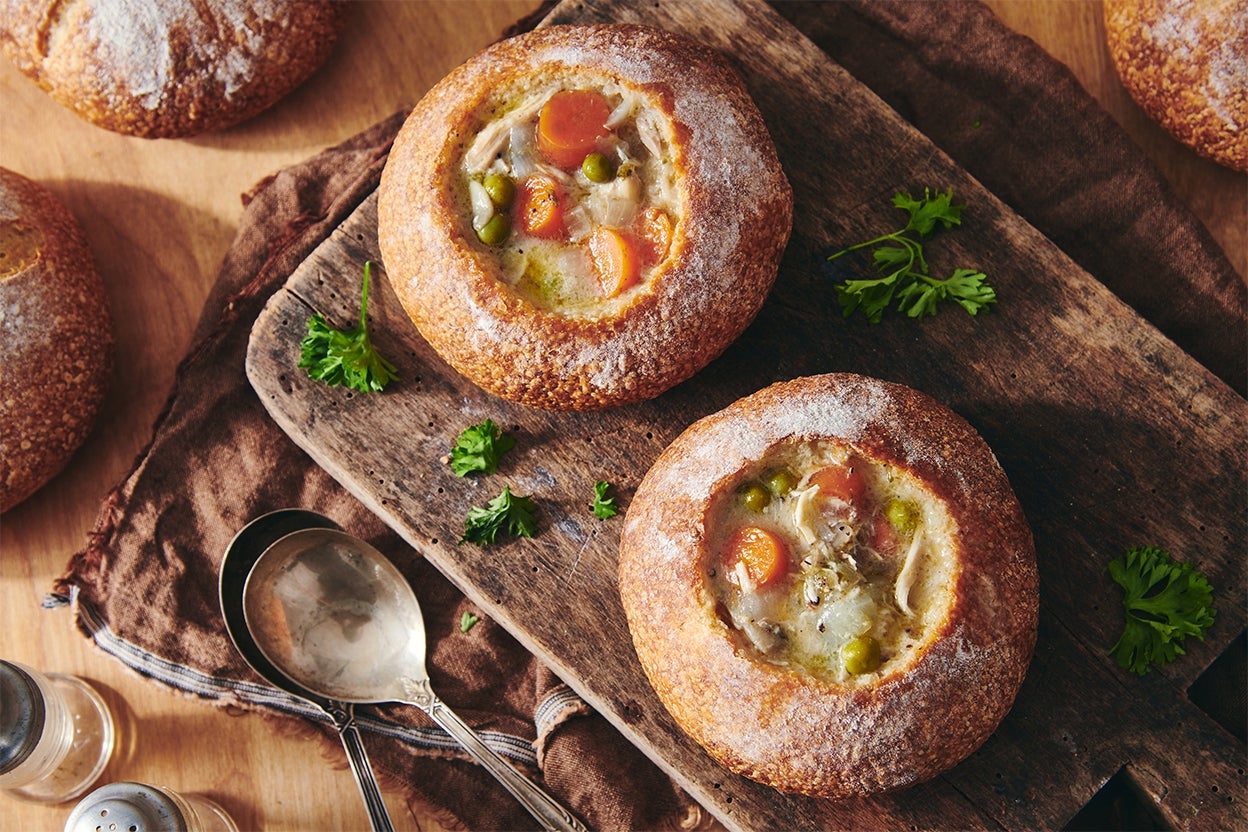 Artisan Bread Bowls Recipe King Arthur Baking