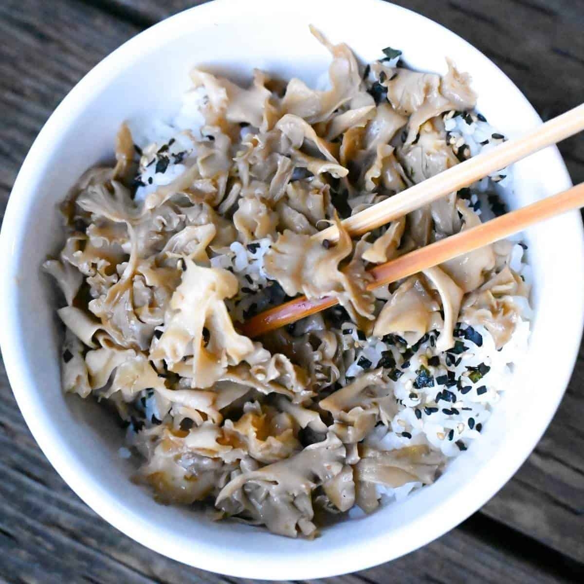 Asian inspired Cauliflower Mushroom Recipe