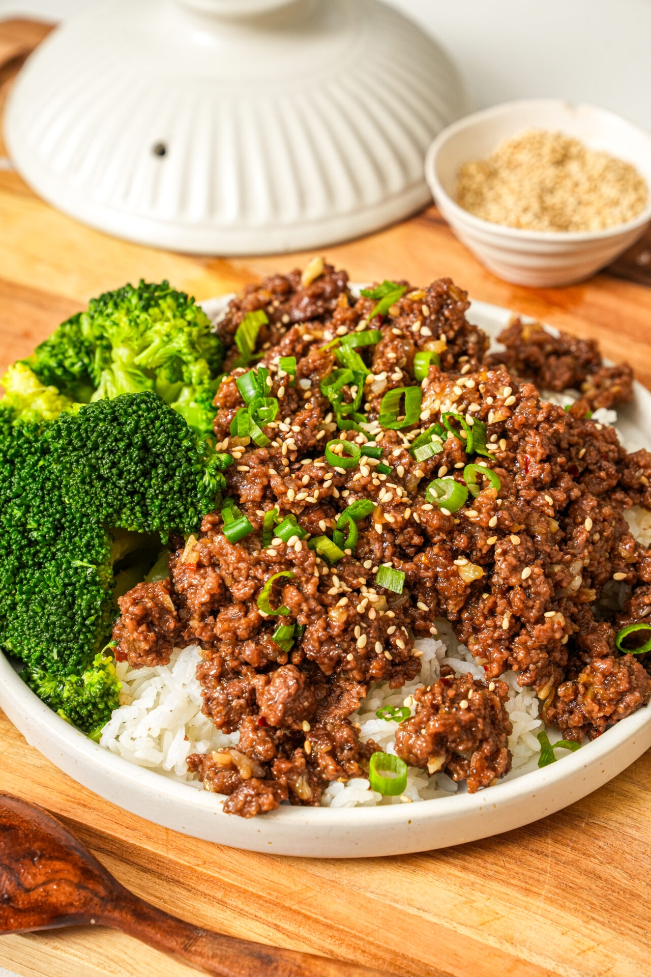 Asian Mongolian Ground Beef Recipe With Few Ingredients One Happy Bite