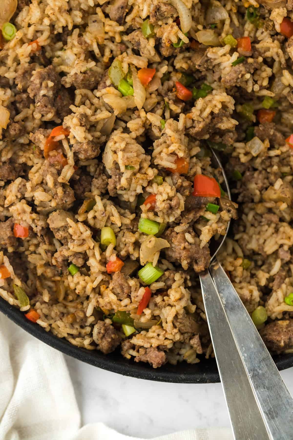 Authentic Louisiana Dirty Rice Grandbaby Cakes