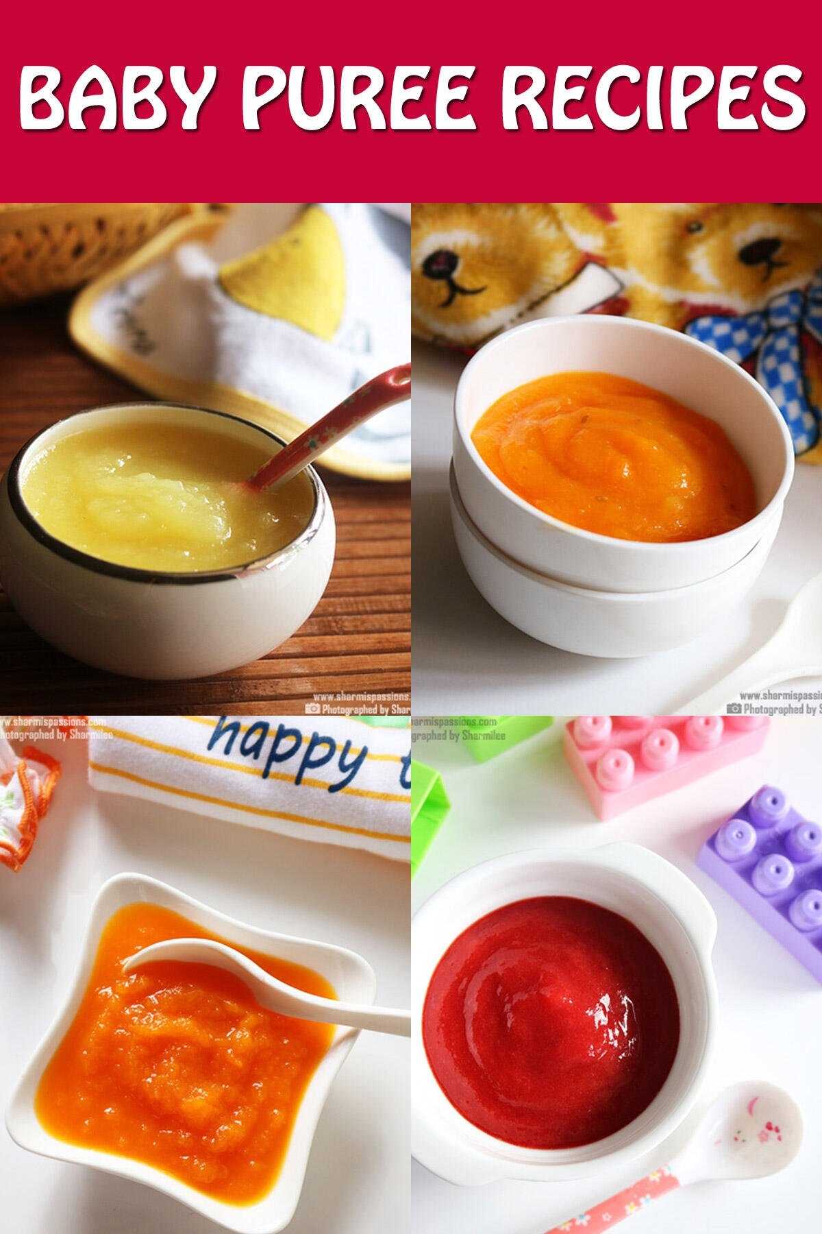 Baby Puree Recipes Sharmis Passions