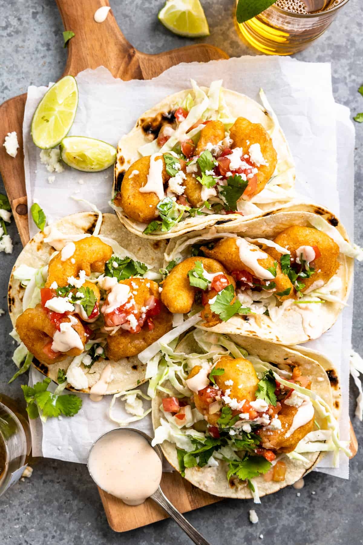 Baja Shrimp Tacos House Of Yumm