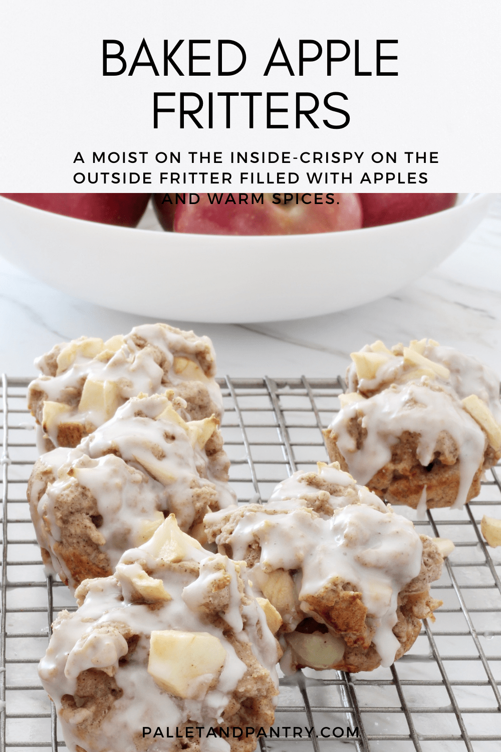 Baked Apple Fritters Pallet And Pantry Baked Apple Fritters Pallet And Pantry