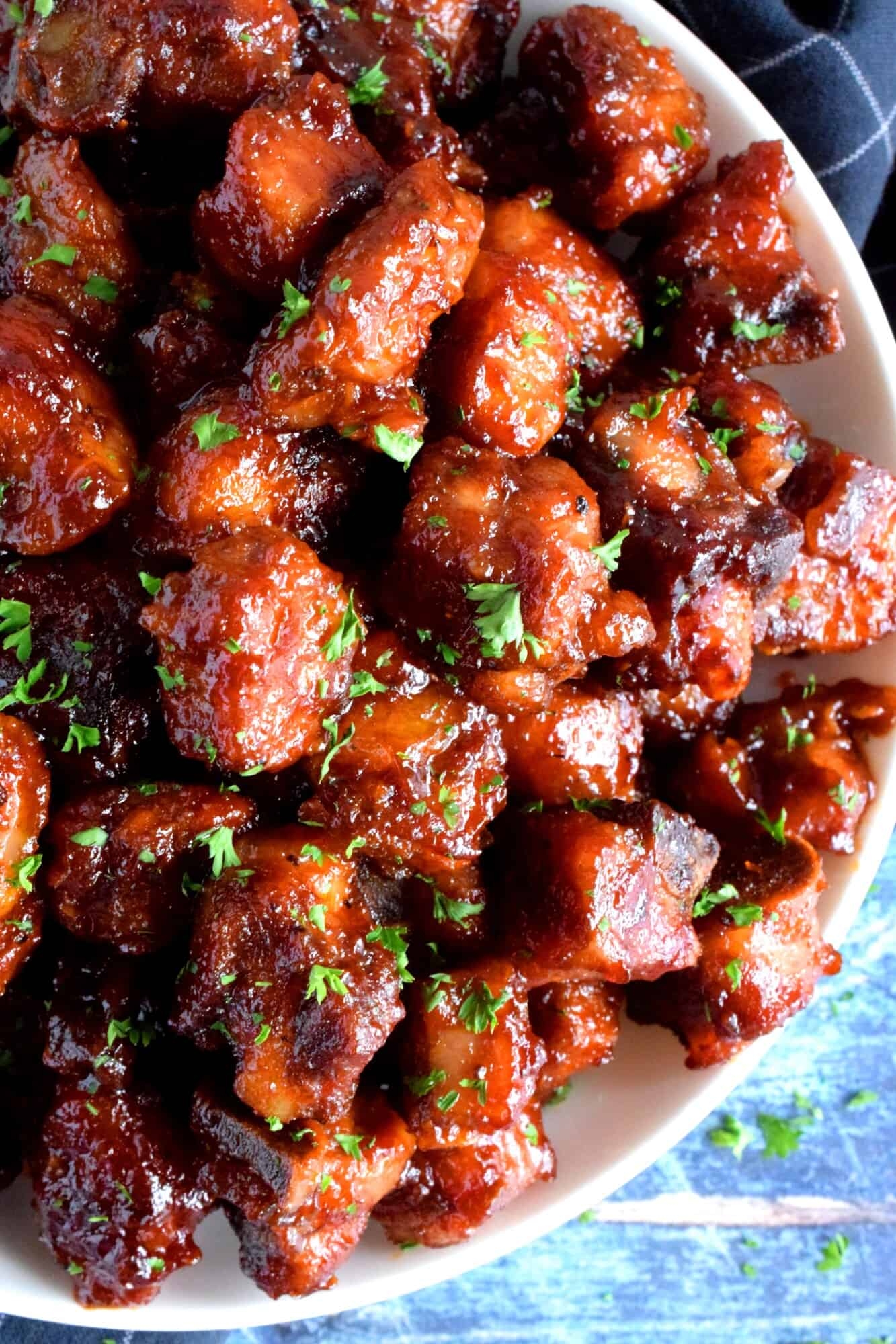 Baked Barbecue Pork Riblets Lord Byron s Kitchen