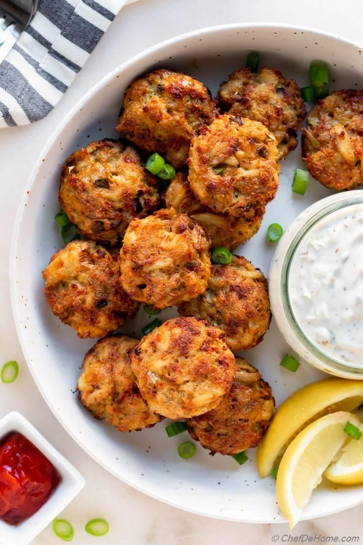 Baked Mini Crab Cakes Recipe ChefDeHome