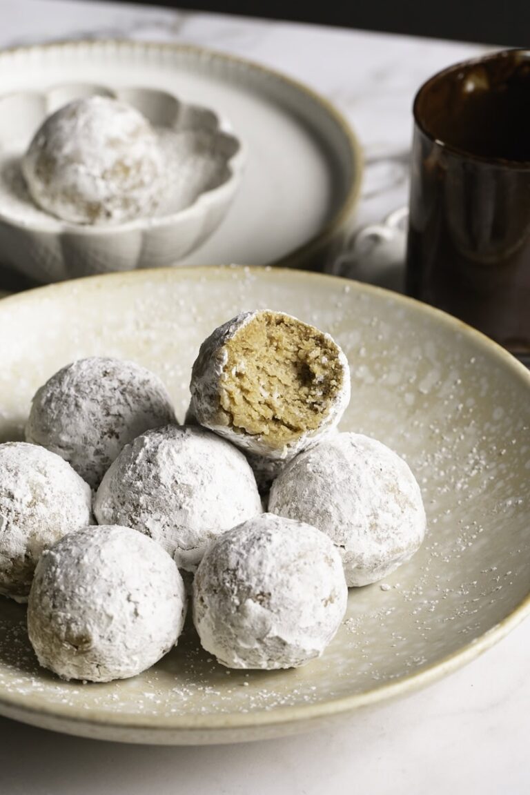 Baked Powdered Sugar Donut Holes 