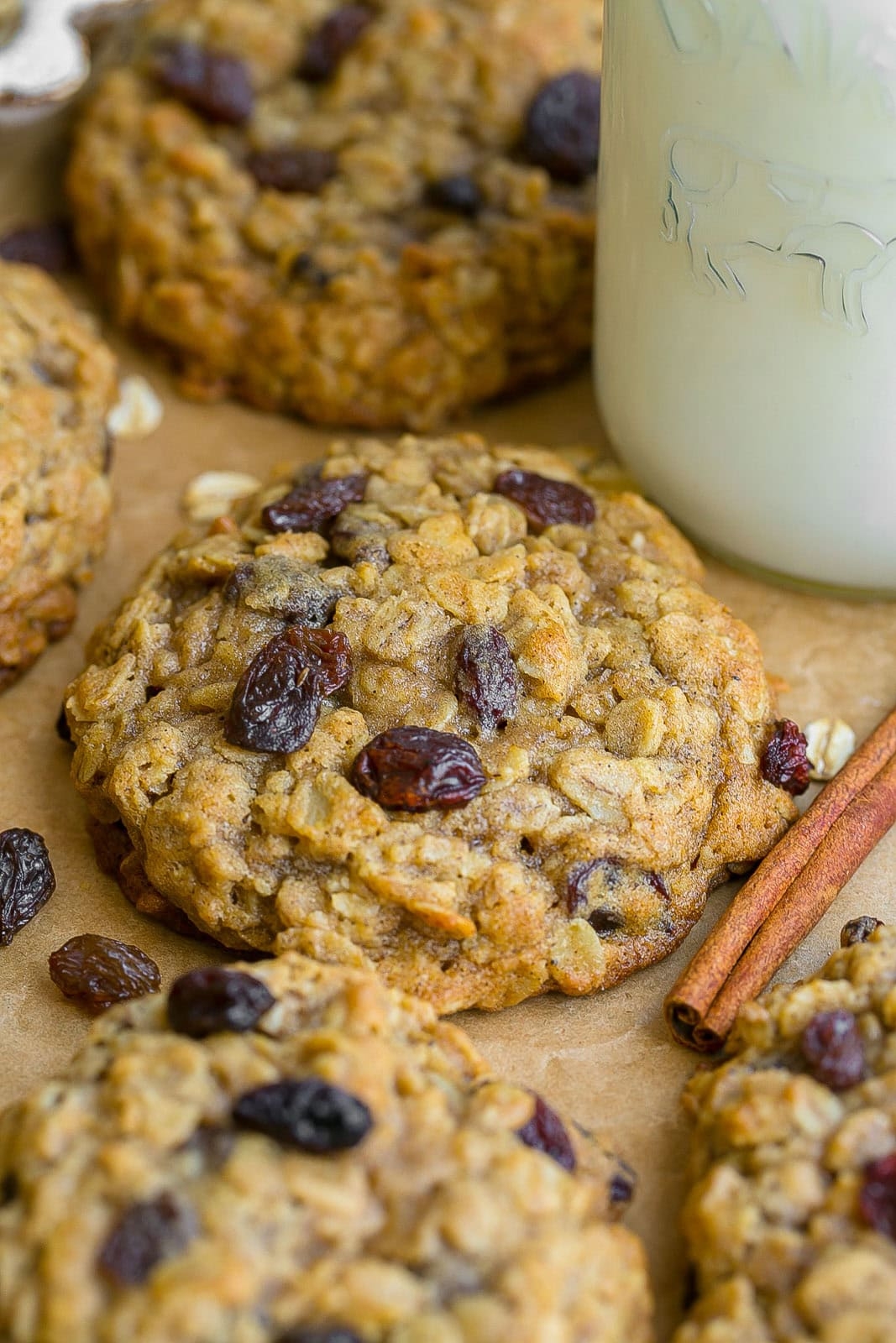 Bakery Style Jumbo Oatmeal Raisin Cookies
