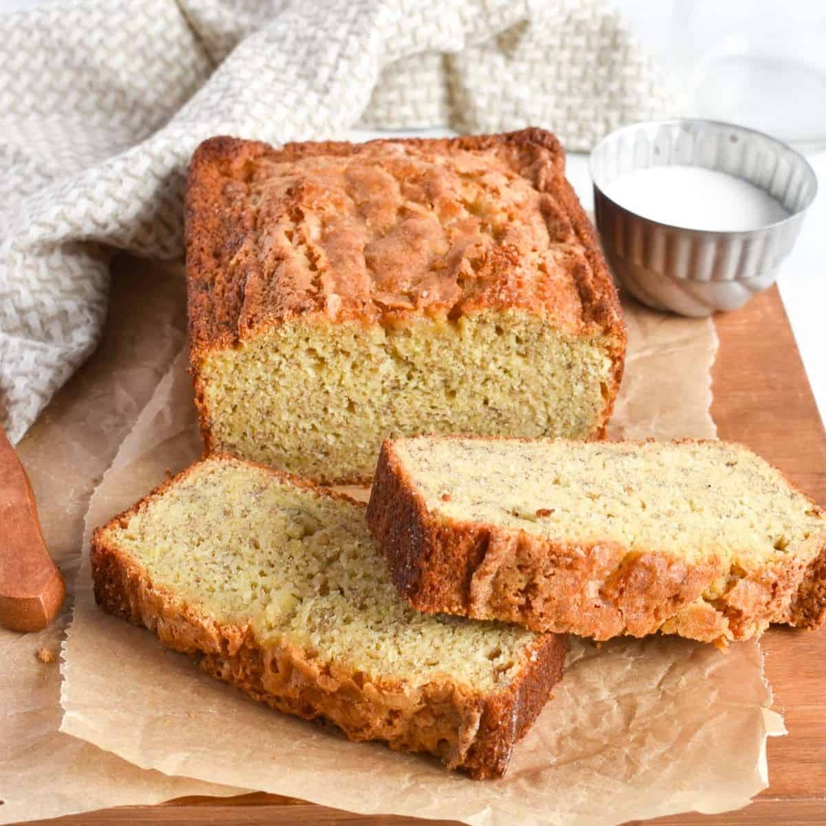 Banana Bread with No Baking Soda In Fine Taste