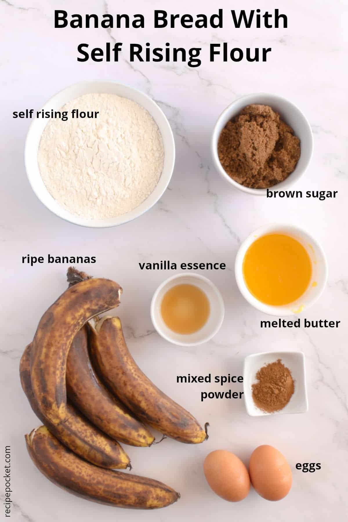 Banana Bread With Self Rising Flour Recipe Pocket Banana Bread With Self Rising Flour Recipe Pocket