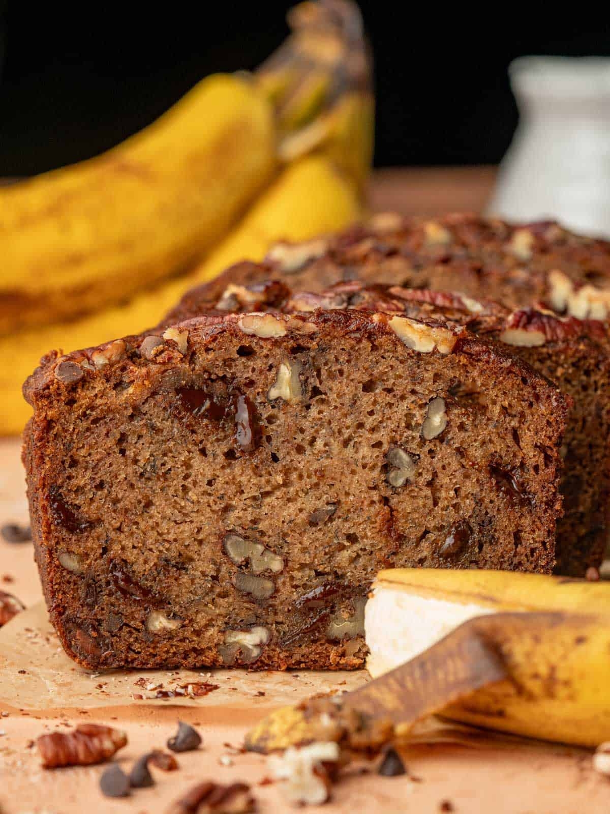 Banana Nut Bread Recipe With Pecans Stir Taste Smile