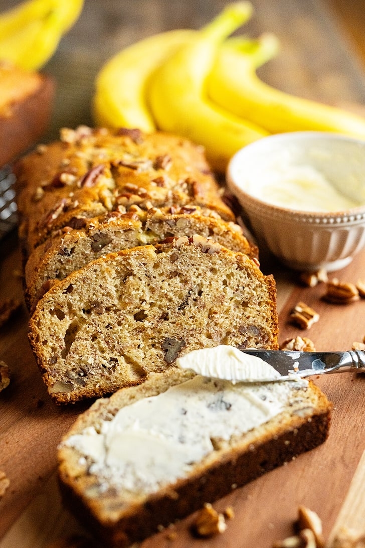recipe for banana nut bread with pecans