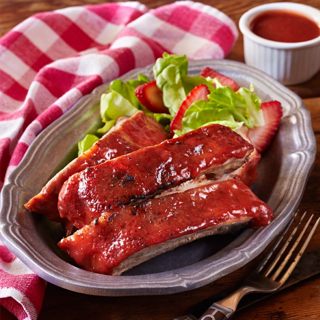 Barbecue Ribs Strawberry BBQ Recipe California Strawberries Barbecue Ribs Strawberry BBQ Recipe California Strawberries
