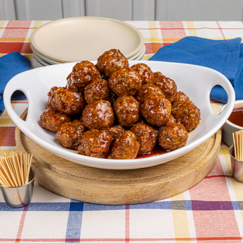BBQ Meatballs Honey Hot Irresistible