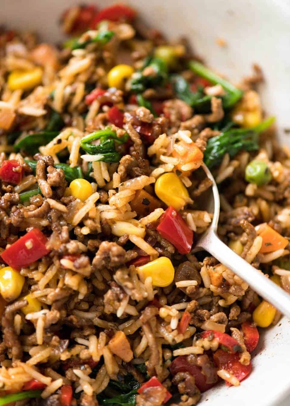 rice and hamburger recipes