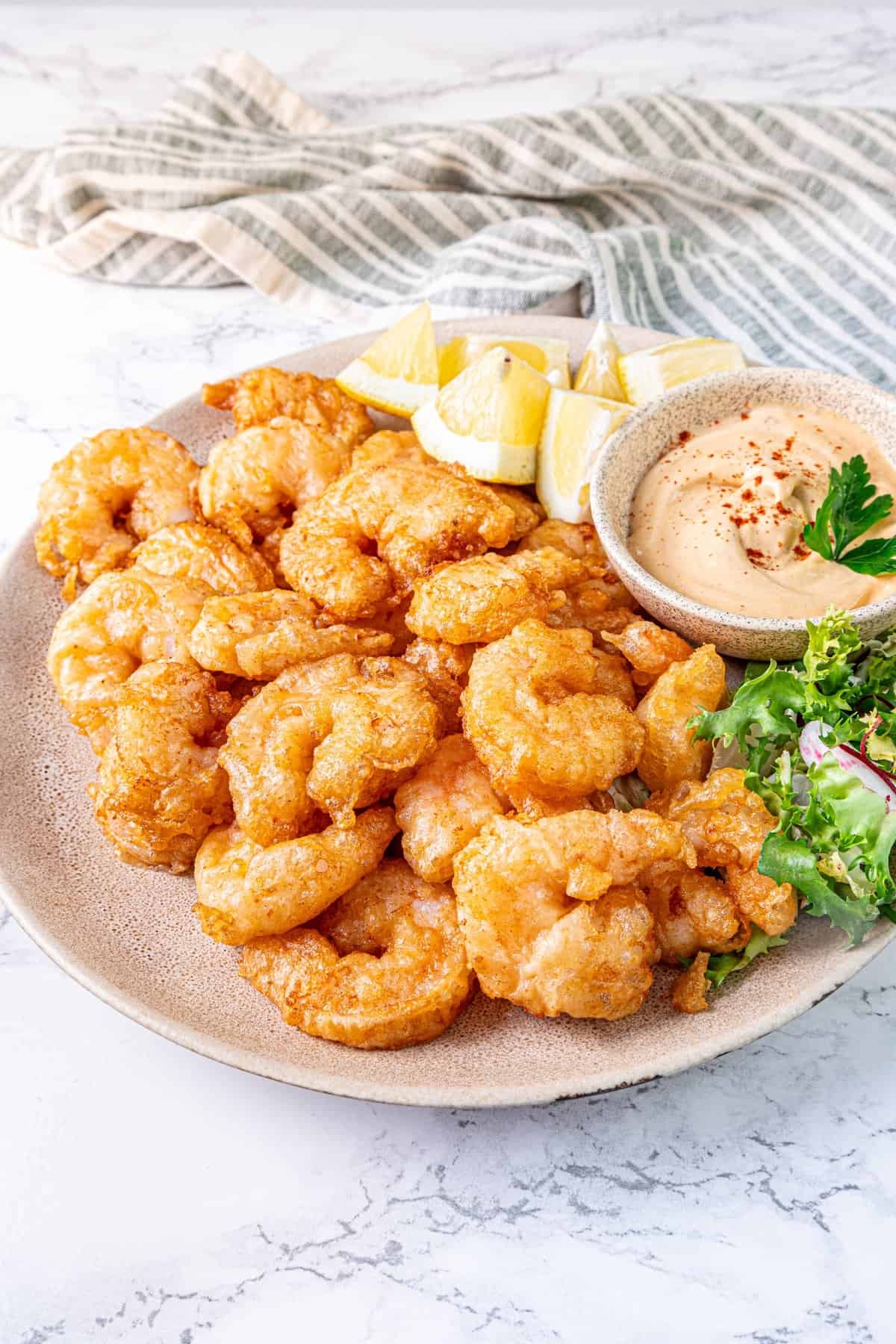 Beer Battered Shrimp Food Faith Fitness